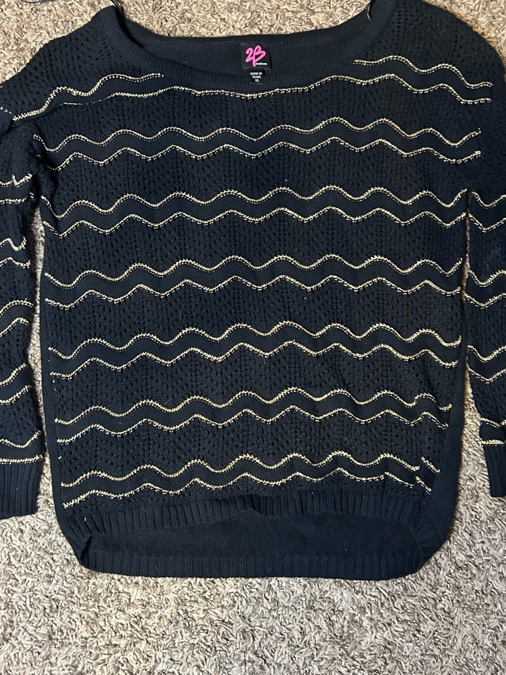 Glam Black Sweater